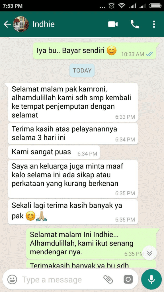 testimoni travel wisata bromo holidaynesia 5